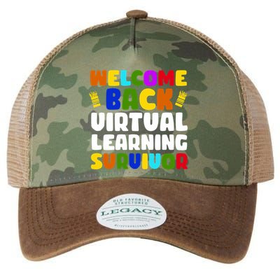 Welcome Back To School Virtual Learning Survivor Legacy Tie Dye Trucker Hat