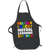 Welcome Back To School Virtual Learning Survivor Apron