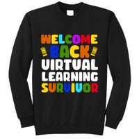 Welcome Back To School Virtual Learning Survivor Sweatshirt