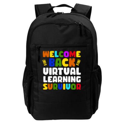 Welcome Back To School Virtual Learning Survivor Daily Commute Backpack