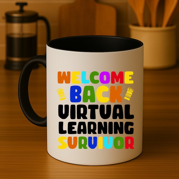 Welcome Back To School Virtual Learning Survivor Mug