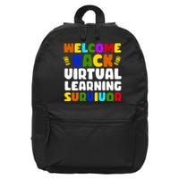 Welcome Back To School Virtual Learning Survivor 16 in Basic Backpack