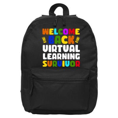 Welcome Back To School Virtual Learning Survivor 16 in Basic Backpack