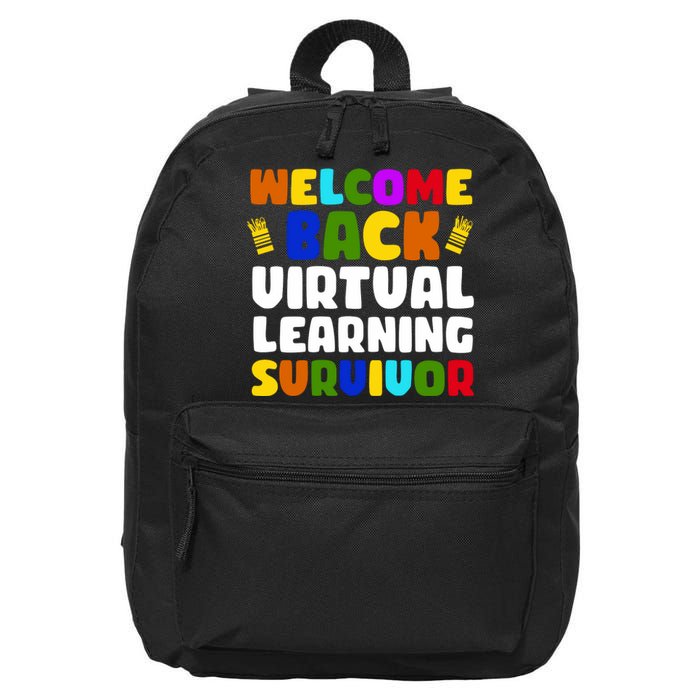 Welcome Back To School Virtual Learning Survivor 16 in Basic Backpack