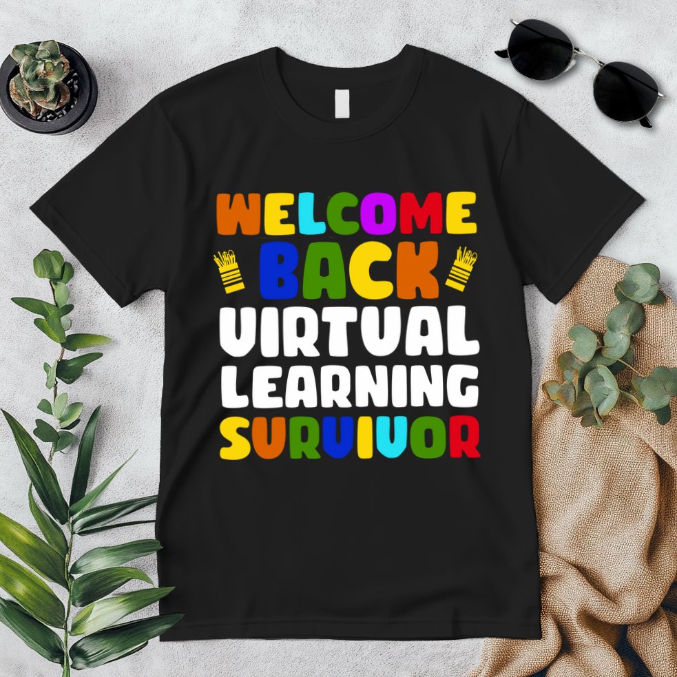 Welcome Back To School Virtual Learning Survivor Premium T-Shirt
