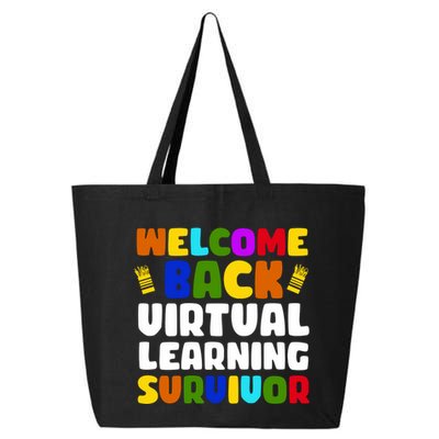 Welcome Back To School Virtual Learning Survivor 25L Jumbo Tote
