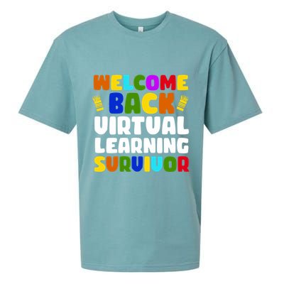 Welcome Back To School Virtual Learning Survivor Sueded Cloud Jersey T-Shirt