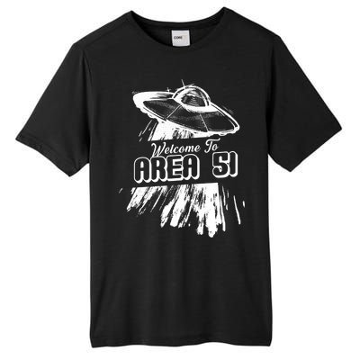 Welcome To Area 51 Tall Fusion ChromaSoft Performance T-Shirt