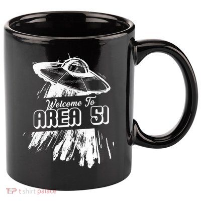 Welcome To Area 51 11oz C Handle Ceramic Mug