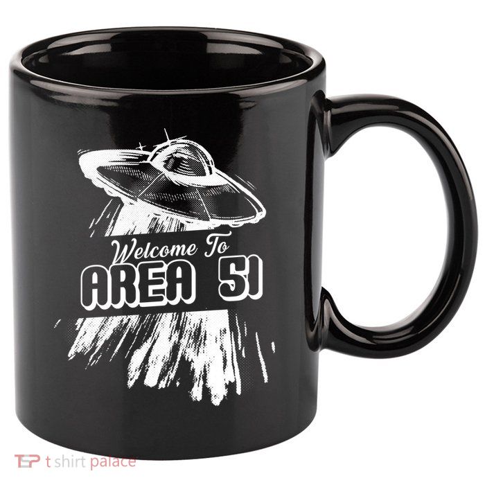 Welcome To Area 51 11oz C Handle Ceramic Mug