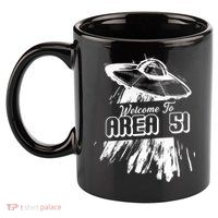 Welcome To Area 51 11oz C Handle Ceramic Mug