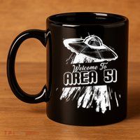 Welcome To Area 51 11oz C Handle Ceramic Mug