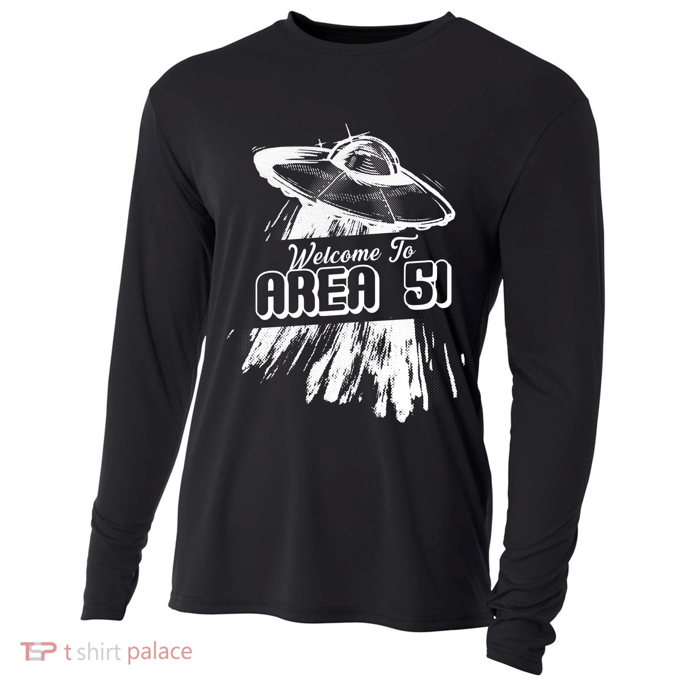 Welcome To Area 51 Cooling Performance Long Sleeve Crew
