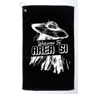 Welcome To Area 51 Golf Towel