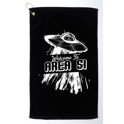 Welcome To Area 51 Platinum Collection Golf Towel