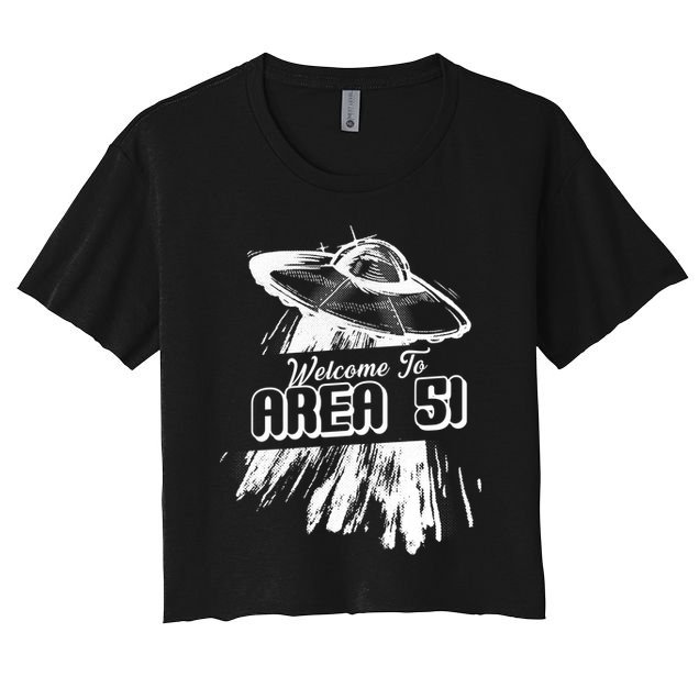 Welcome To Area 51 Crop Top