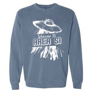 Welcome To Area 51 Garment-Dyed Sweatshirt