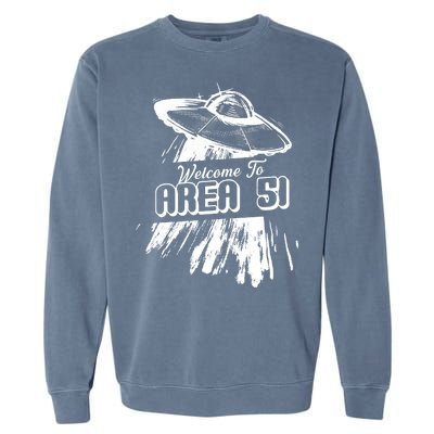 Welcome To Area 51 Garment-Dyed Sweatshirt