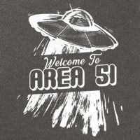 Welcome To Area 51 Cotton Canvas Backpack