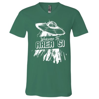 Welcome To Area 51 V-Neck T-Shirt