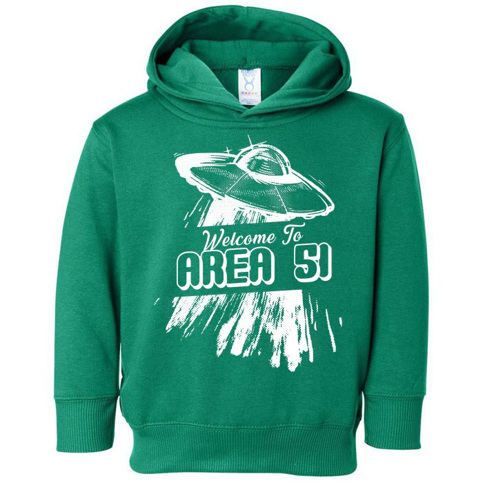 Welcome To Area 51 Toddler Hoodie