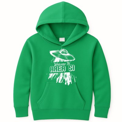 Welcome To Area 51 Kids Hoodie