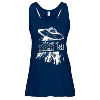 Welcome To Area 51 Ladies Essential Flowy Tank