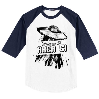 Welcome To Area 51 Baseball Sleeve Shirt