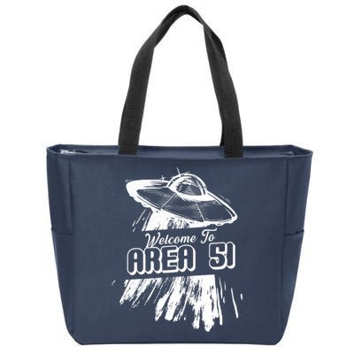 Welcome To Area 51 Zip Tote Bag