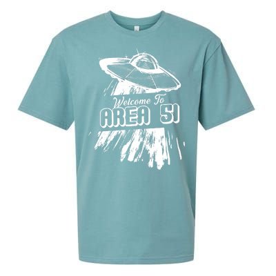 Welcome To Area 51 Sueded Cloud Jersey T-Shirt