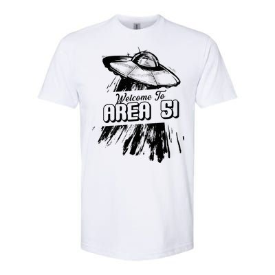 Welcome To Area 51 Softstyle® CVC T-Shirt