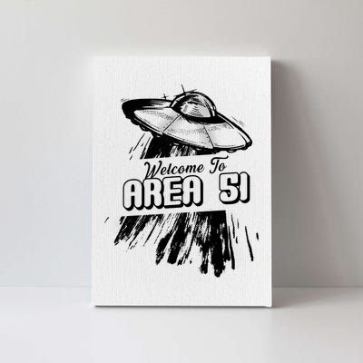 Welcome To Area 51 Canvas