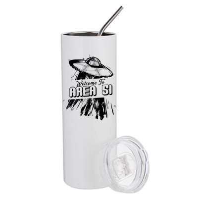 Welcome To Area 51 Stainless Steel Tumbler