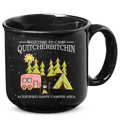 Welcome To Camp Quitcherbitchen 15oz Campfire Ceramic Mug