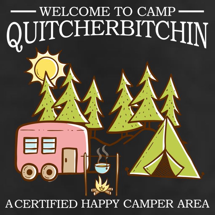 Welcome To Camp Quitcherbitchen Golf Towel