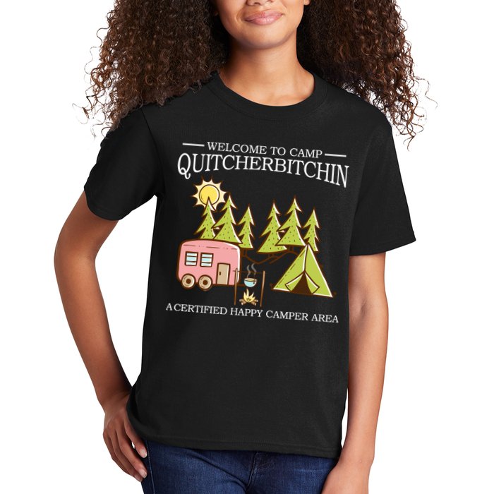 Welcome To Camp Quitcherbitchen Kids T-Shirt