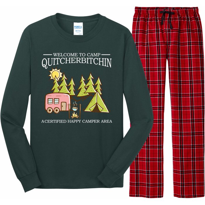 Welcome To Camp Quitcherbitchen Long Sleeve Pajama Set