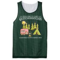 Welcome To Camp Quitcherbitchen Mesh Reversible Basketball Jersey Tank