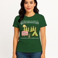 Welcome To Camp Quitcherbitchen Womens T-Shirt