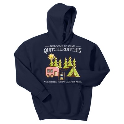 Welcome To Camp Quitcherbitchen Kids Hoodie