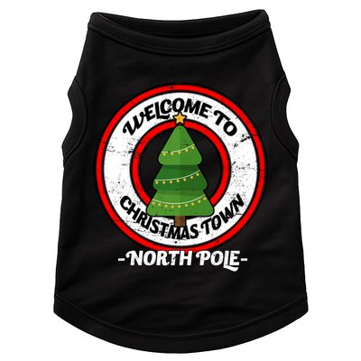 Welcome To Christmas Town North Pole Doggie Tank
