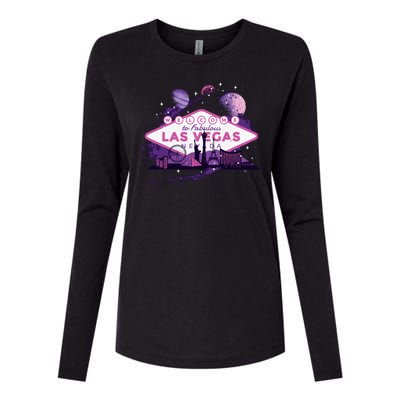 Welcome To Fabulous Las Vegas Womens Cotton Relaxed Long Sleeve T-Shirt