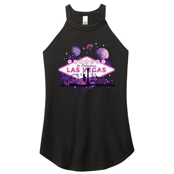 Welcome To Fabulous Las Vegas Women's Perfect Tri Rocker Tank