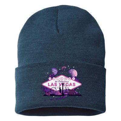 Welcome To Fabulous Las Vegas Sustainable Knit Beanie