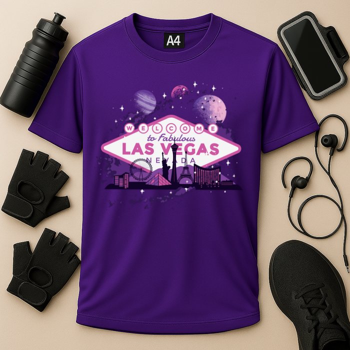 Welcome To Fabulous Las Vegas Cooling Performance Crew T-Shirt