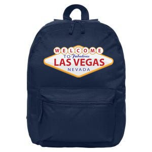 Welcome To Fabulous Las Vegas Sign 16 in Basic Backpack