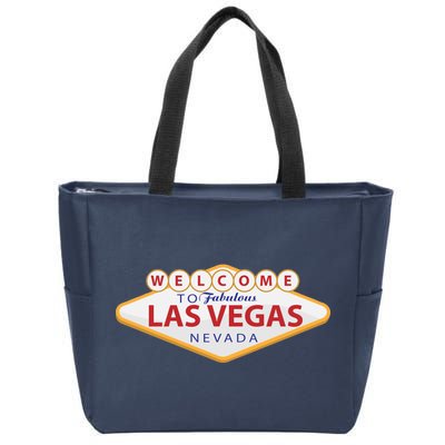 Welcome To Fabulous Las Vegas Sign Zip Tote Bag