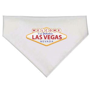 Welcome To Fabulous Las Vegas Sign USA-Made Doggie Bandana