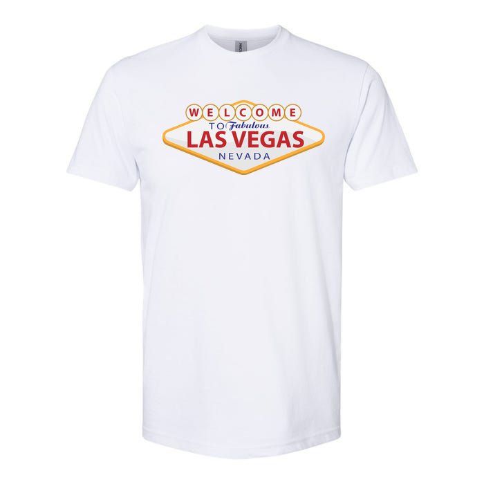 Welcome To Fabulous Las Vegas Sign Softstyle CVC T-Shirt