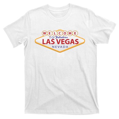 Welcome To Fabulous Las Vegas Sign T-Shirt